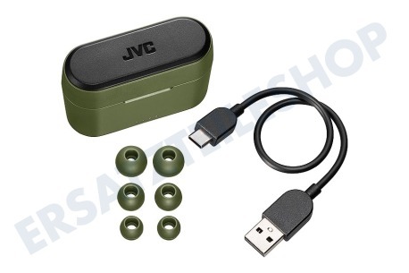 JVC HA-A9T-GE Kraftvoller Klang True-Wireless Grün