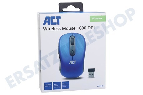 ACT AC5140 Kabellose Maus 1600 DPI Blau
