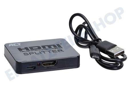 ACT AC7835 4K HDMI-Splitter 1x2