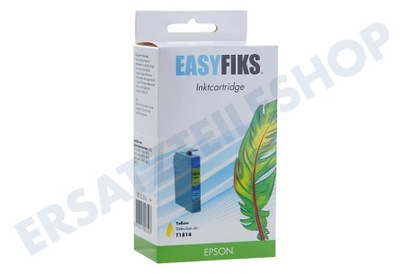 Easyfiks Druckerpatrone T1814 Yellow/Gelb 18XL