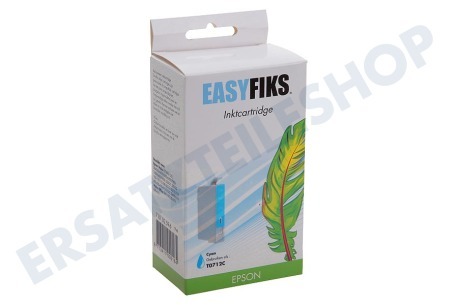 Epson Epson-Drucker Druckerpatrone TO712 Cyan/Blau
