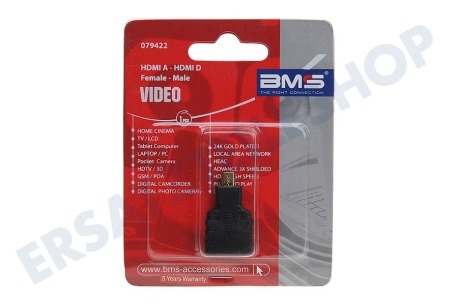 BMS Adapter HDMI Buchse - HDMI Micro