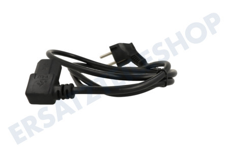 Easyfiks Netzkabel C13, 230 Volt, 3x1,00mm2, 1,5 Meter schwarz