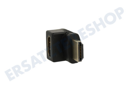 Easyfiks Adapterstecker, HDMI-Stecker - A Contra Buchse, Winkel 270 Gr.