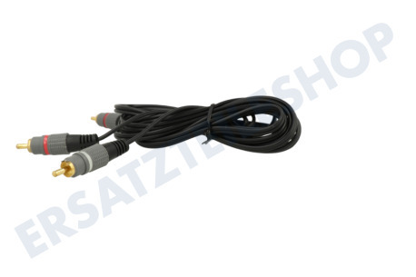Easyfiks Cinch Kabel 2x RCA Male-2x RCA Male, 2.5 Meter