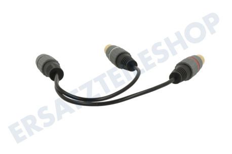 Easyfiks Cinch Splitter RCA Male - 2x Cinch Contra RCA Female 20cm