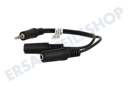 Easyfiks Klinken Splitter 3,5 mm Stecker - 2 x 3,5 mm Contra; Female, 20cm