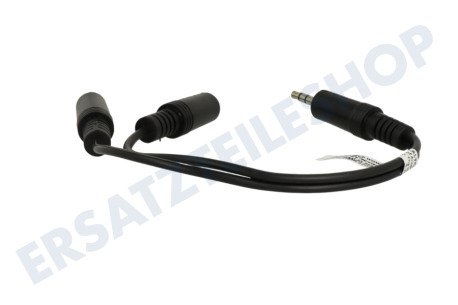Easyfiks Klinken Splitter 3,5 mm Stecker - 2 x 3,5 mm Contra; Female, 20cm