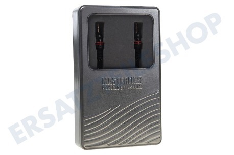 Cloudnine Jack-Kabel 2 x 3,5 mm Stereo Male 1.5m, Vergoldet