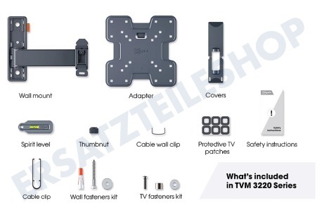 Vogel's TVM3225 Schwenkbare TV-Halterung 19 - 43 Zoll