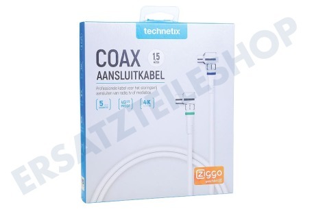 Technetix 11201510 Koaxial-Anschlusskabel 1,5 m