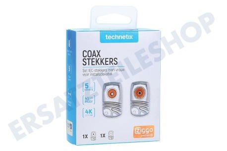 Technetix 11200701 Set IEC Coax Stecker