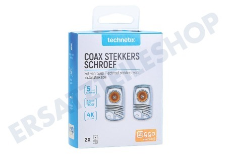 Technetix 11200710 Koaxial Steckverbinder Schraube