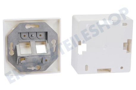 Hirschmann IDC 1000M/2 Daten-Wandkontaktdose, CAT6A 2-fach