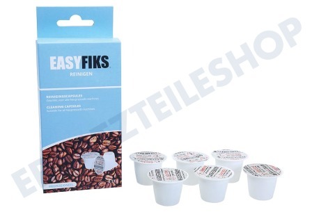 Easyfiks Nespresso-Reinigungskapsel 6 Stück, x 21