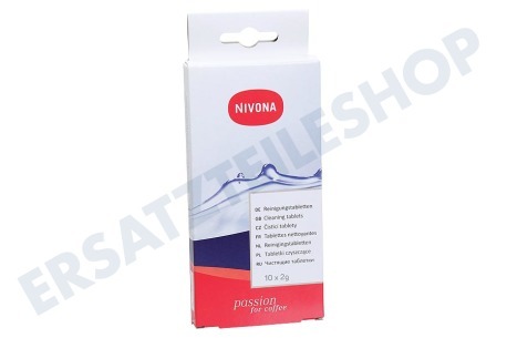 Nivona Kaffeemaschine, Kaffeemaschine NIRT 701 Reinigungstabletten für 10 Anwendungen