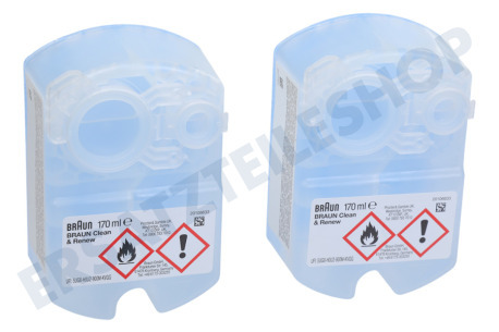 Braun Reiniger Clean & Renew Patrone 2x