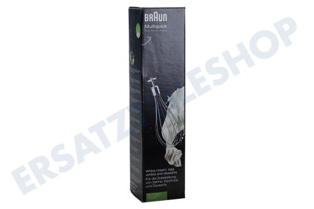 Braun Stabmixer MQ10 Rührbesen Easy Click, schwarz, Edelstahl, MQ10
