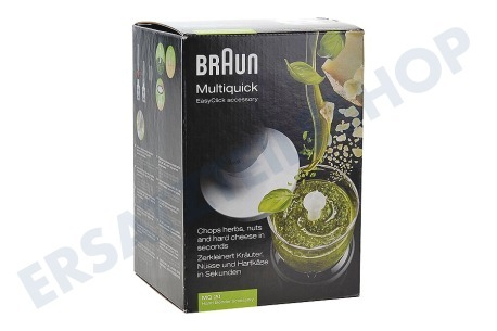 Braun MQ20 Zerkleinerer MQ20 Zerkleinerer, Weiß, 350 ml