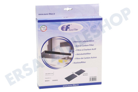 Alternative Abzugshaube Filter Eurofilter Kohlefilter, 2 Stück