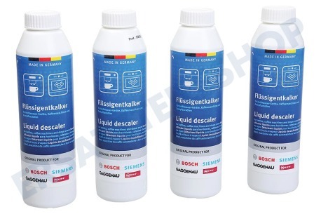 Siemens Kaffeemaschine 312015, 00312015 Entkalker 4x250ml, 10 Reinigungstabletten