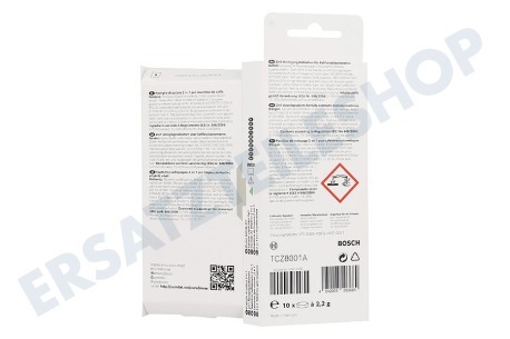 Bosch Kaffeemaschine TCZ8001A Reinigungstabletten