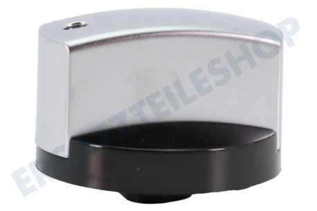 Siemens 423553, 00423553 Knopf Gasschalter Edelstahl / Schwarz