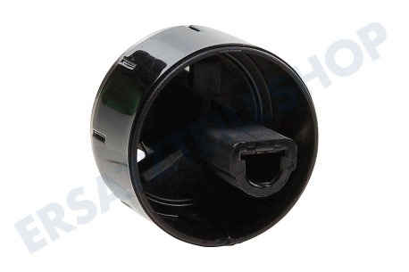 Bosch Herd 616100, 00616100 Knopf Gasknopf, Edelstahl/schwarz