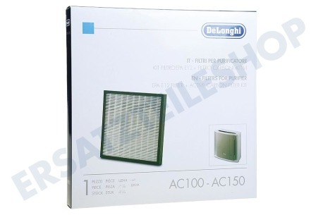 DeLonghi Luftbehandlung 5513710011 Filter für Luftreiniger AC100, AC150