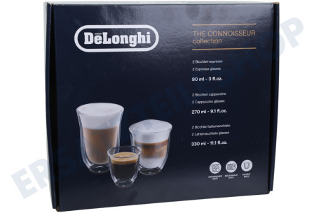 DeLonghi Kaffeemaschine DLSC302 Tassen THE CONNOISSEUR Collection