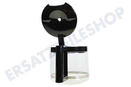 DeLonghi Kaffeemaschine Kaffeekanne Komplett mit Deckel, schwarz
