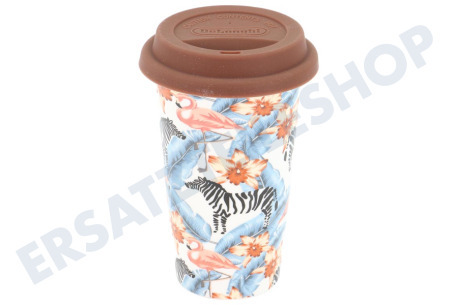 DeLonghi Kaffeemaschine DLSC067 Thermobecher keramischer, doppelwandiger Becher