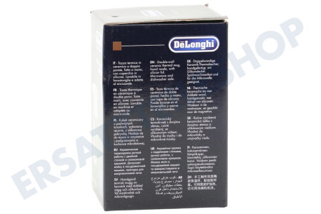 DeLonghi Kaffeemaschine DLSC067 Thermobecher keramischer, doppelwandiger Becher