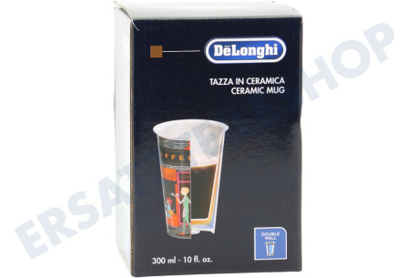 DeLonghi Kaffeemaschine DLSC066 Thermobecher keramischer, doppelwandiger Becher