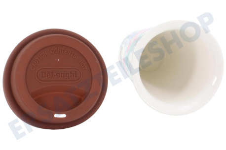 DeLonghi Kaffeemaschine DLSC065 Thermobecher keramischer, doppelwandiger Becher