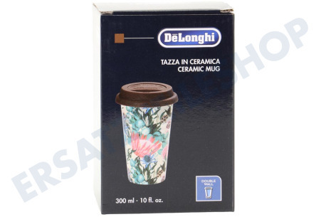 DeLonghi Kaffeemaschine DLSC065 Thermobecher keramischer, doppelwandiger Becher