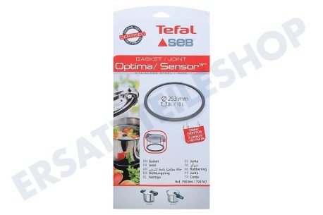 Tefal Pfanne 790364 Abdichtung Optima/Sensor Edelstahl