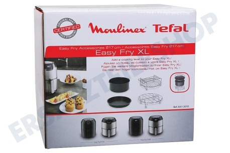 Tefal Airfryer XA112010 Zubehör Easy Fry XL (Durchmesser 17cm)