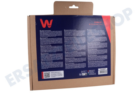 WPRO Abzugshaube 484000008824 Anti-Geruchskohlefilter Typ 57