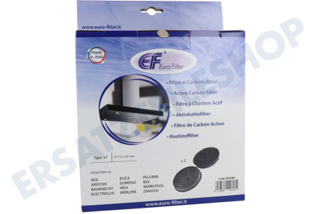 Whirlpool Abzugshaube Filter Kohlefilter mit Anti-Geruch