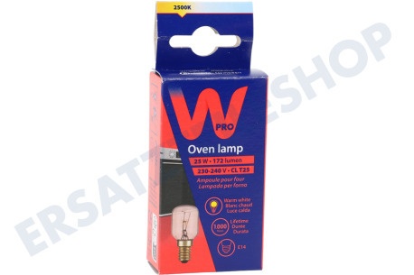 WPRO Ofen-Mikrowelle LFO136 Lampe für Backofen 25W E14 T25