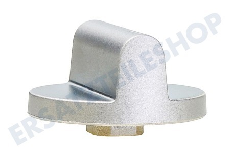 Pelgrim Kochplatte Knopf Gasknopf, Silber