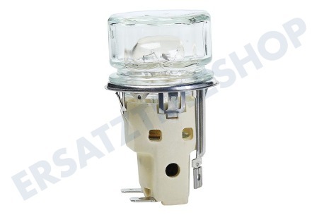 Smeg Herd Lampe Komplett mit Glas und Fassung