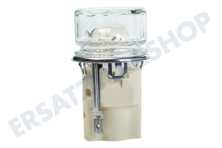 Smeg Herd Lampe Komplett mit Glas und Fassung