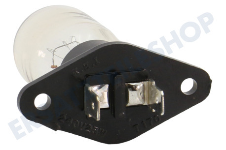 Bauknecht Ofen-Mikrowelle Lampe 25W -mit Befestigunsplatte-