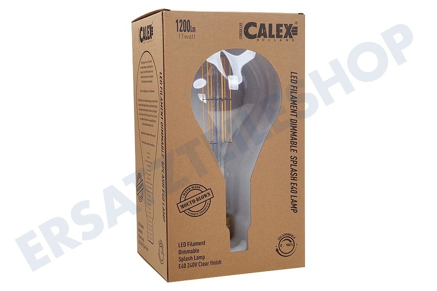 Calex 425620 Calex LED Volglas Filament Giant Splash Helder 11W
