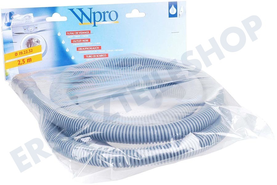 WPRO TVS259 Schlauch Ablauf 2,5 mtr. komplett