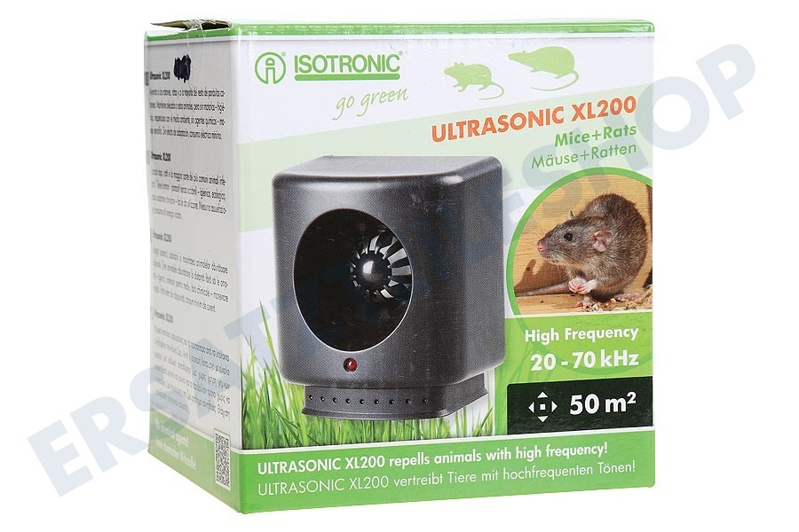 Isotronic 62316 Ultrasonic XL200 gegen Mäuse und Ratten