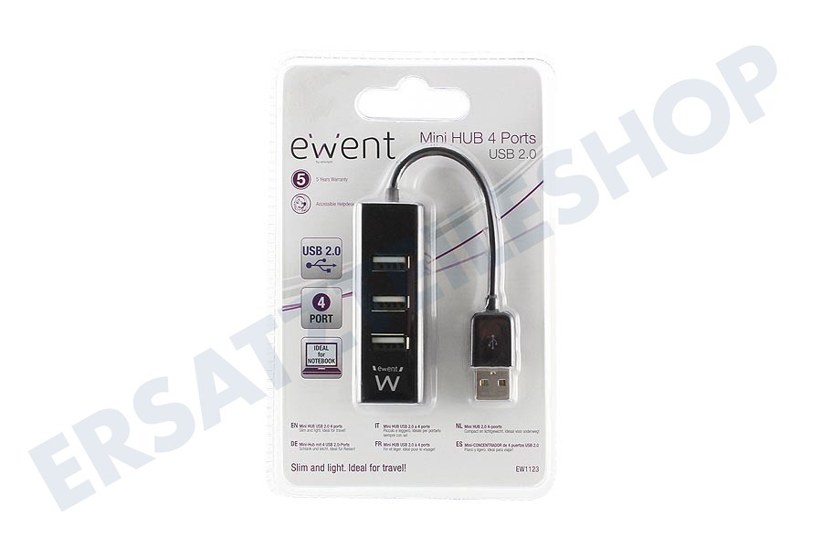 Ewent Hub 4-Port-USB-Hub-Mini