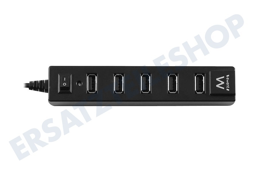 Ewent Hub 7 Port USB Hub mit Ein / Aus Schalter